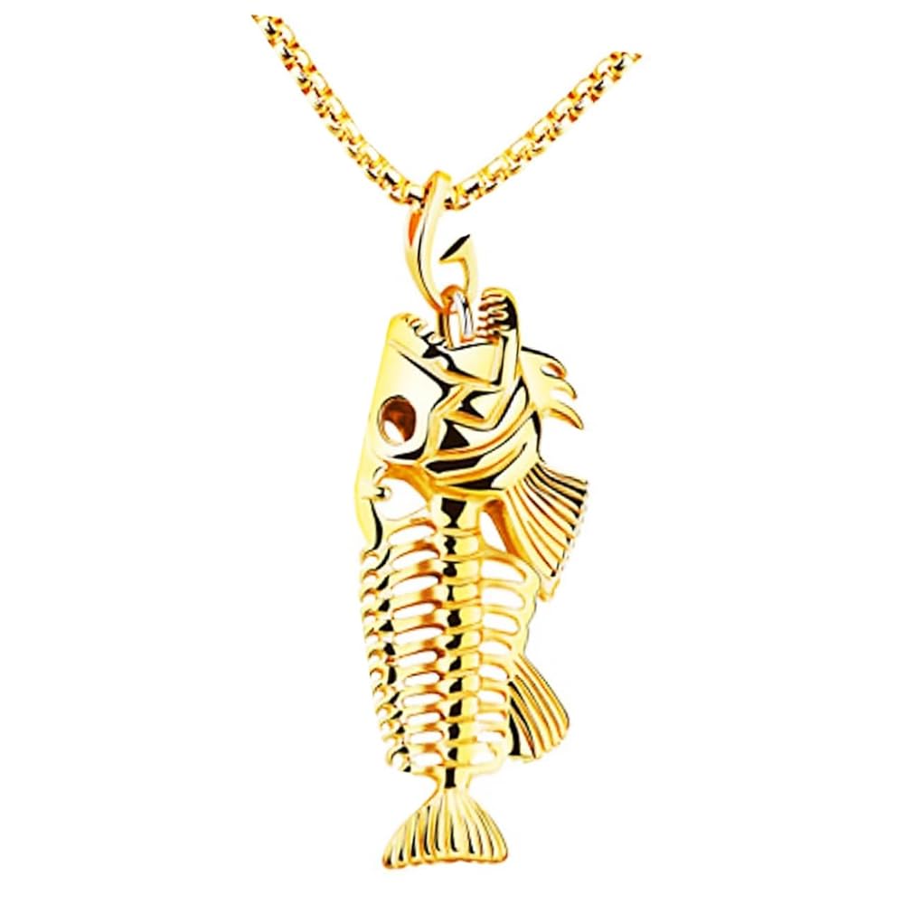 Amazon | [レックス スタンダード] ペンダント ネックレス 魚